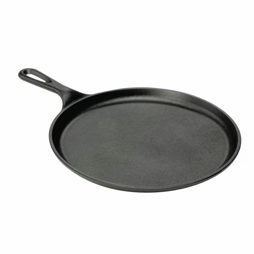 10.5 inch Round Pre-Seasoned Cast Iron Skillet Griddle Frying Pan Made in USA Cookware online kitchen sale