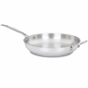 12 Inch Cool Touch Stainless Steel Skillet Cookware online kitchen sale