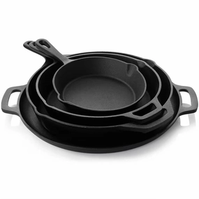 12-Piece Cast Iron Cookware set with Dutch Oven Frying Pan Skillet and Pizza Pan Cookware online kitchen sale