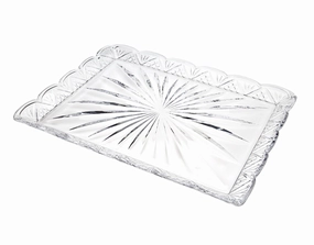 12" Clear Rectangular Crystal Serving Tray Cooking Tools & Accessories outlet tools