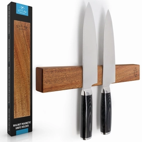12inch Seamless Acacia Wood Magnetic Knife Holder Cooking Tools & Accessories hot price