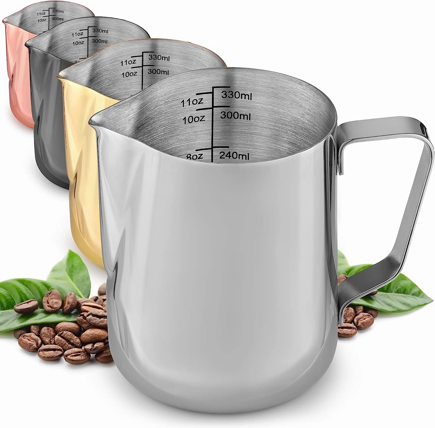 12oz Stainless Steel Milk Frothing Pitcher Cooking Tools & Accessories hot price