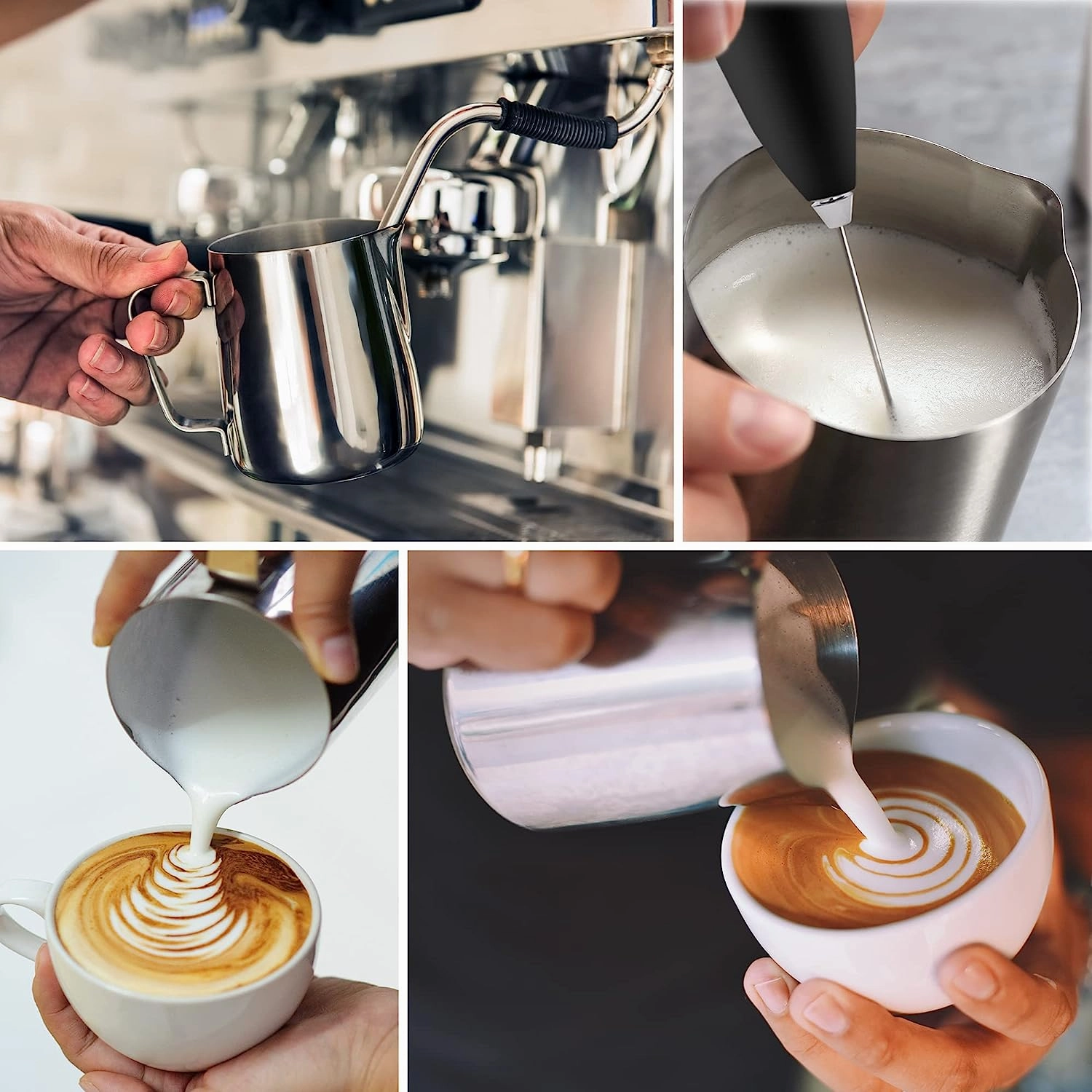 12oz Stainless Steel Milk Frothing Pitcher