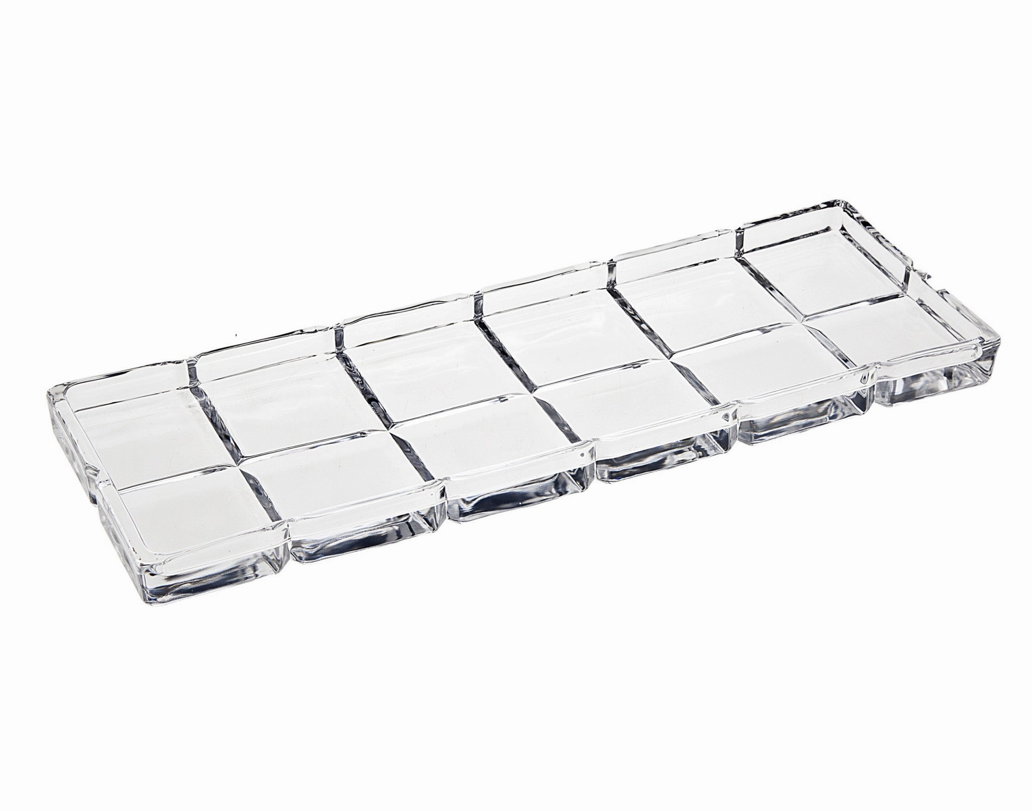 13" Clear Crystal Serving Tray