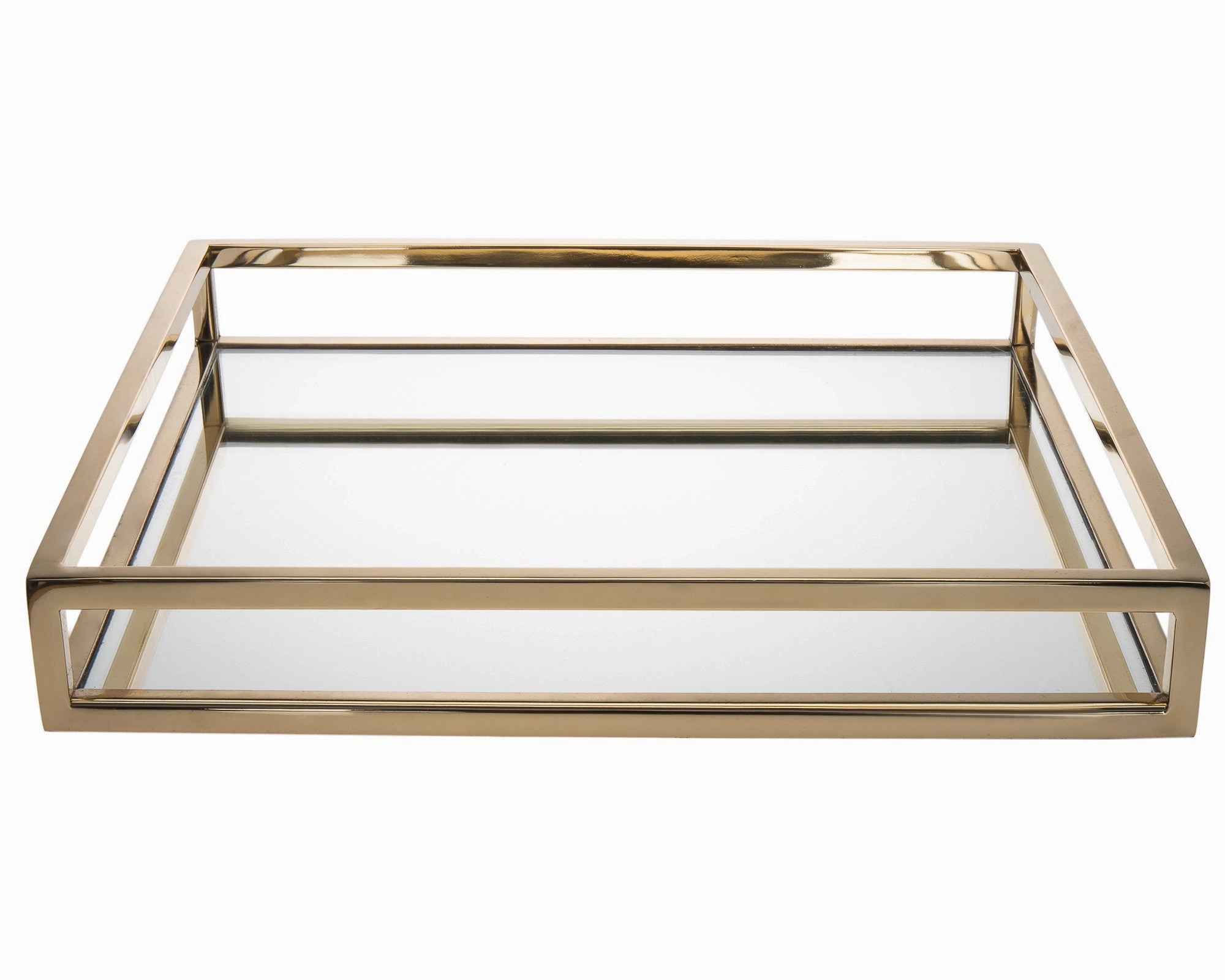 14" Gold Square Metal Serving Tray Cooking Tools & Accessories outlet tools
