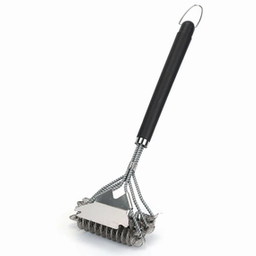 16.5in BBQ Grill Cleaning Brush Stainless Steel Barbecue Scraper Cooking Tools & Accessories clearance kits