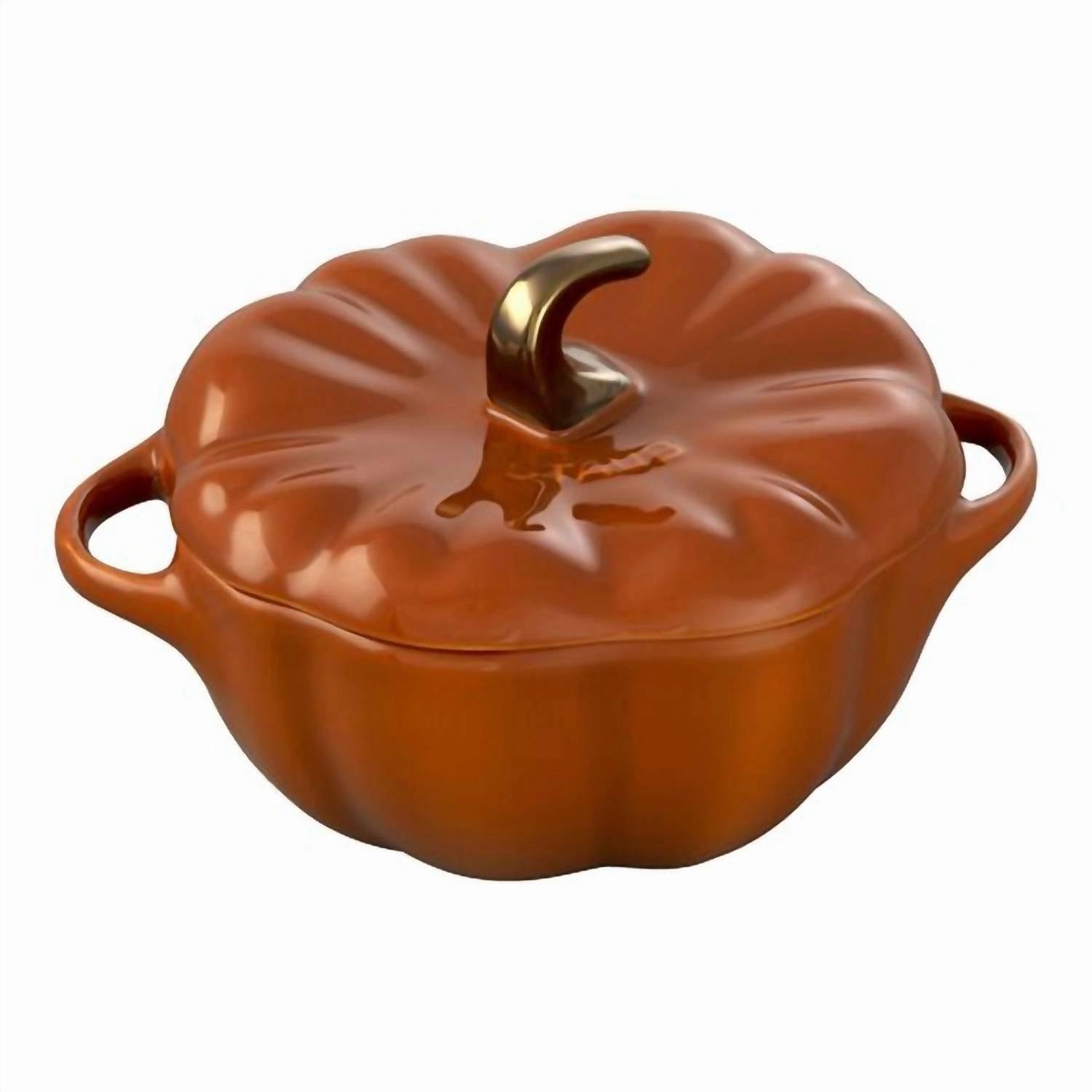 16 Oz Pumpkin Cocotte In Burnt Orange Cookware online kitchen sale