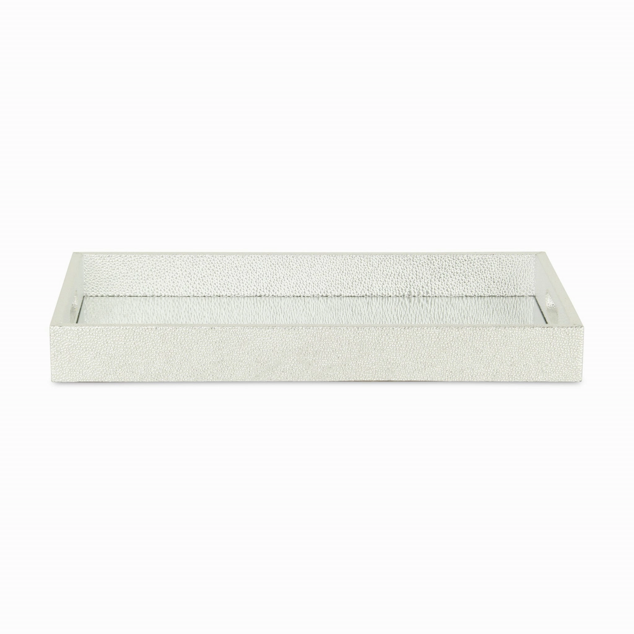 16" Silver Rectangular Wood Handmade Tray With Handles Cooking Tools & Accessories outlet tools