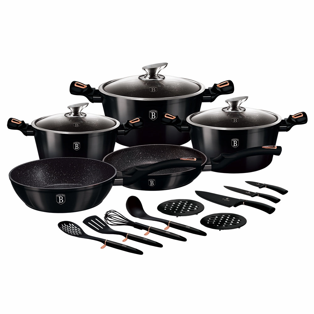 17-Piece Kitchen Cookware Set Cookware holiday sale