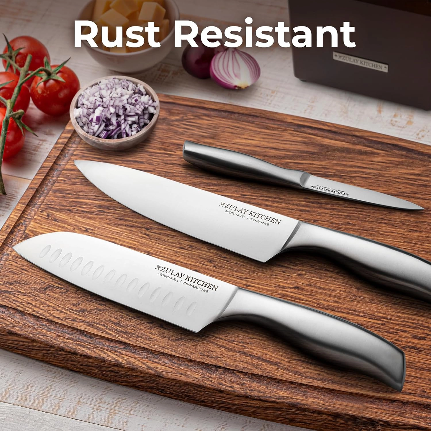 18 Piece Stainless Steel Kitchen Knife Set