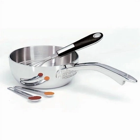 1 Quart Saucier Pot In Silver Cookware online kitchen sale