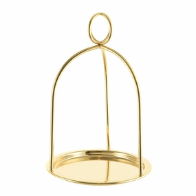 1 Tier Serving Stand with Handle Champagne Gold Serveware clearance shop