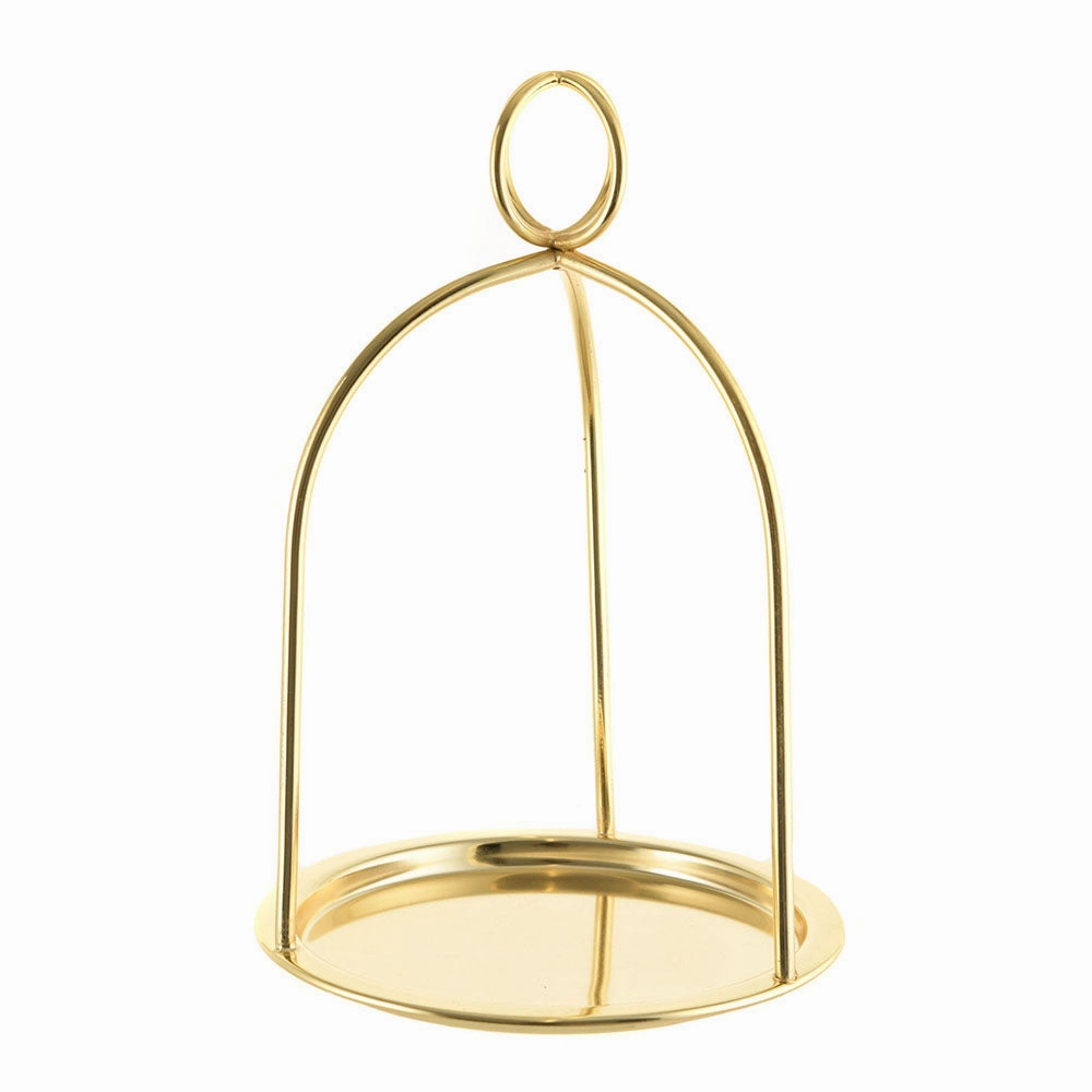 1 Tier Serving Stand with Handle Champagne Gold Serveware clearance shop