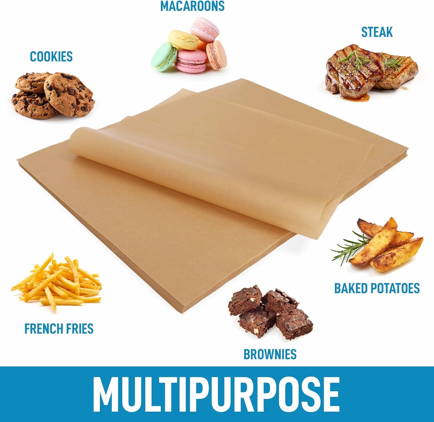 200 Pcs Parchment Paper Sheets