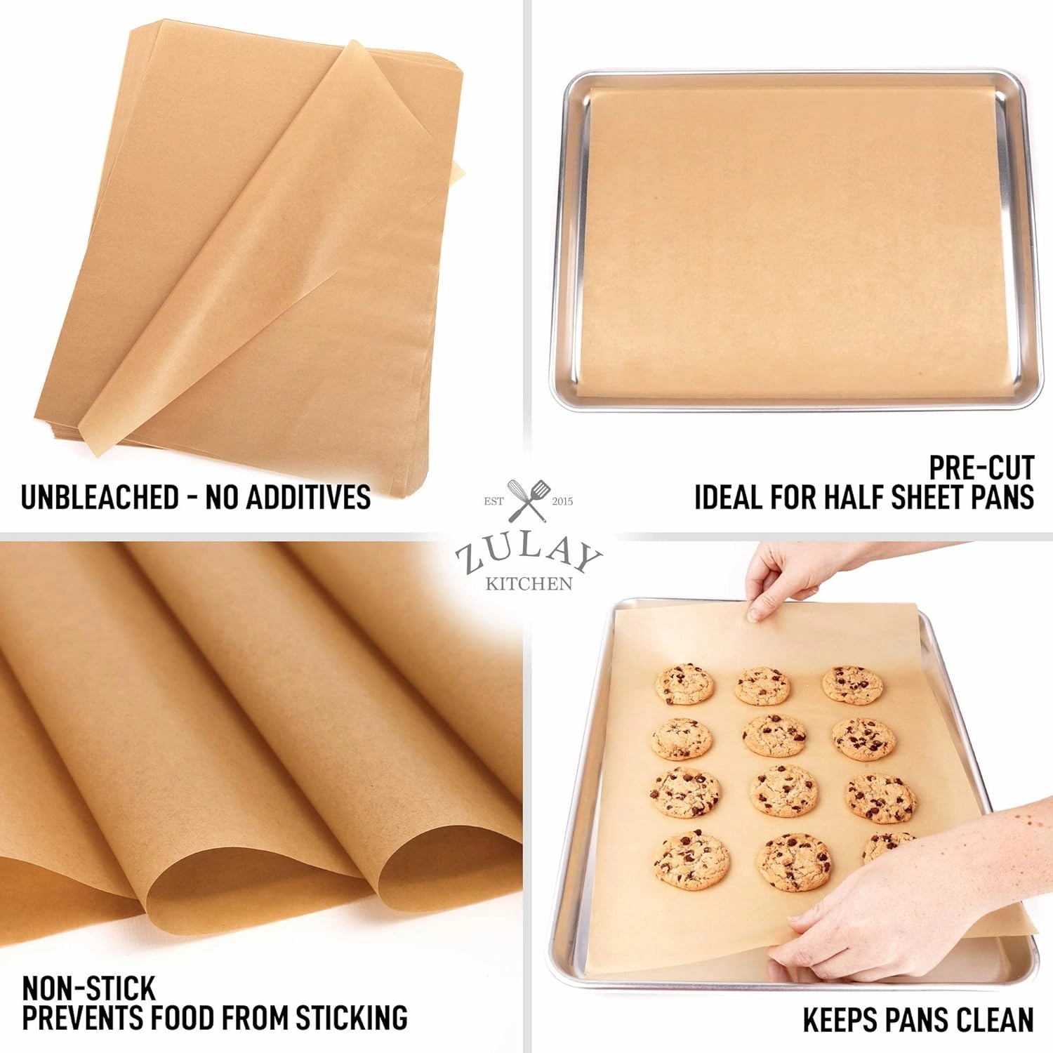200 Pcs Parchment Paper Sheets