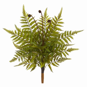 20" Fern Artificial Plant (Set of 3) Faux Florals floral decor outlet