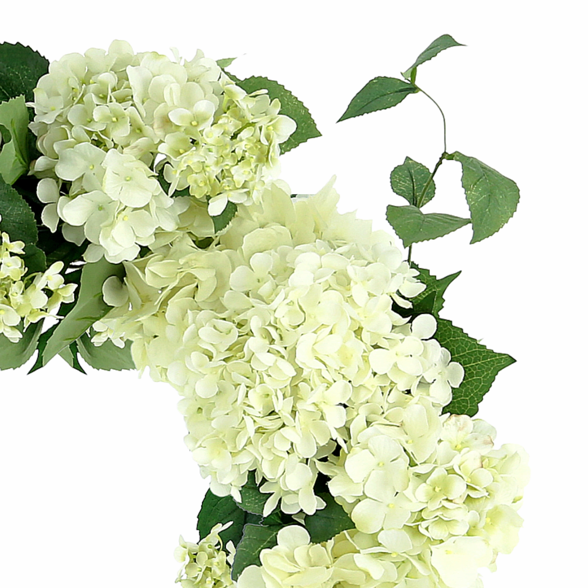 26" Assorted Hydrangea Wreath with Buds