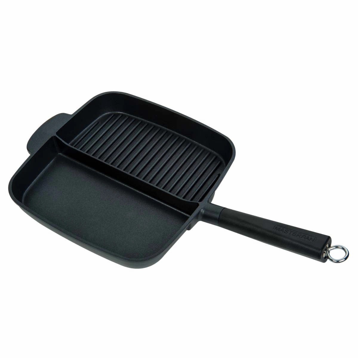 2-Section Non-Stick Cast Aluminum Grill & Griddle Skillet, 11" Cookware holiday sale