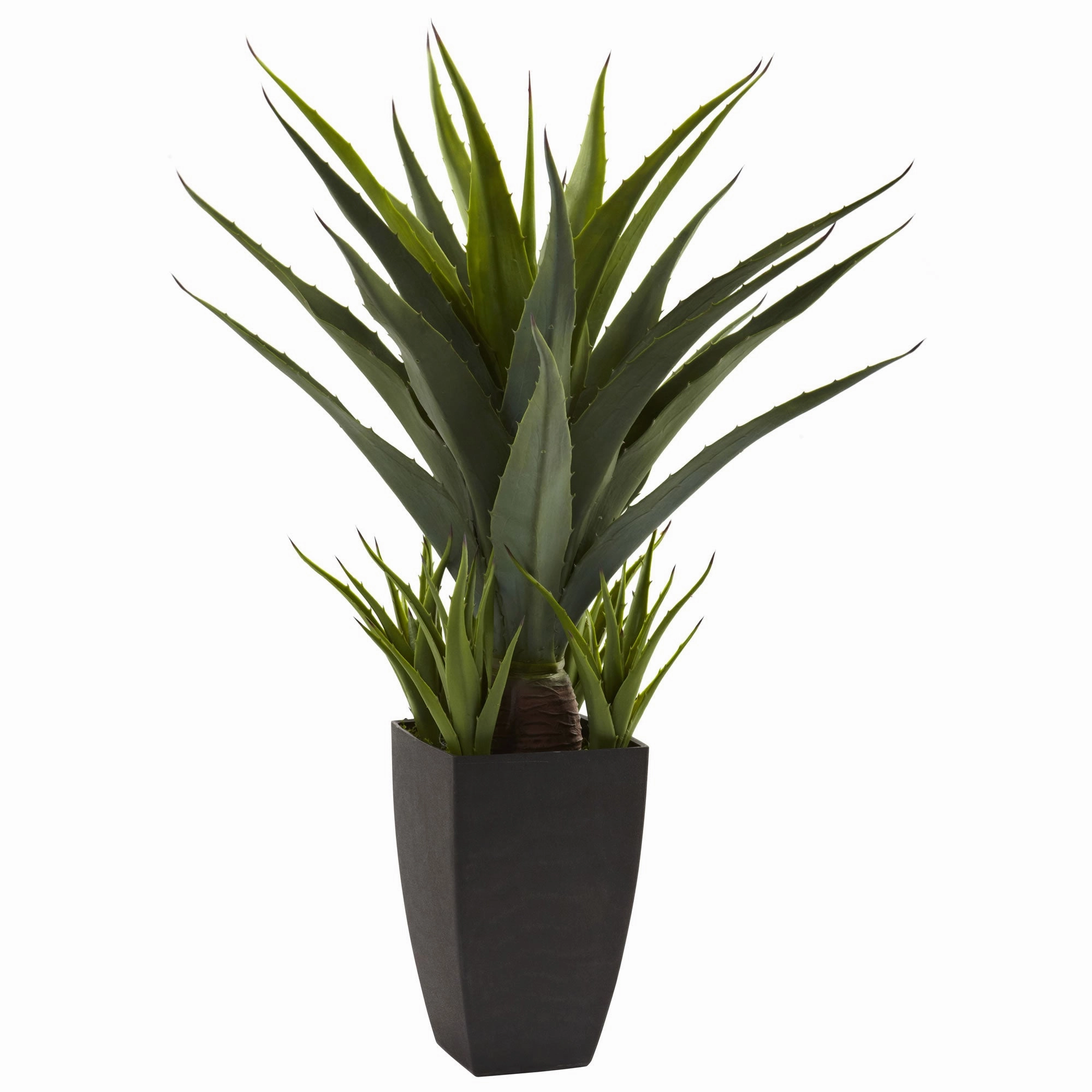 30" Agave w/Black Planter Faux Florals online special