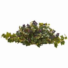 33" Grape Leaf Artificial Ledge Plant Faux Florals online special