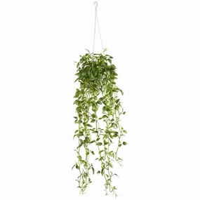 34 Tradescantia Hanging Basket Faux Florals floral decor outlet