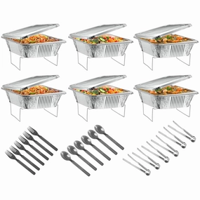 36Pcs Disposable Chafing Dish Buffet Set for Party Cooking Tools & Accessories clearance kits