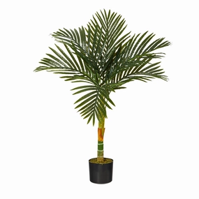 3' Golden Cane Artificial Palm Tree Faux Florals floral decor outlet