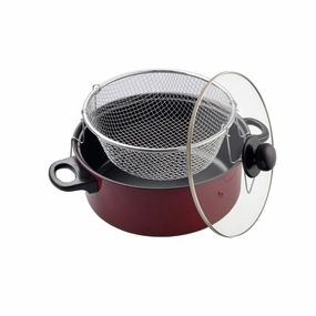 3-Piece Deep Fryer Set Cookware online kitchen sale