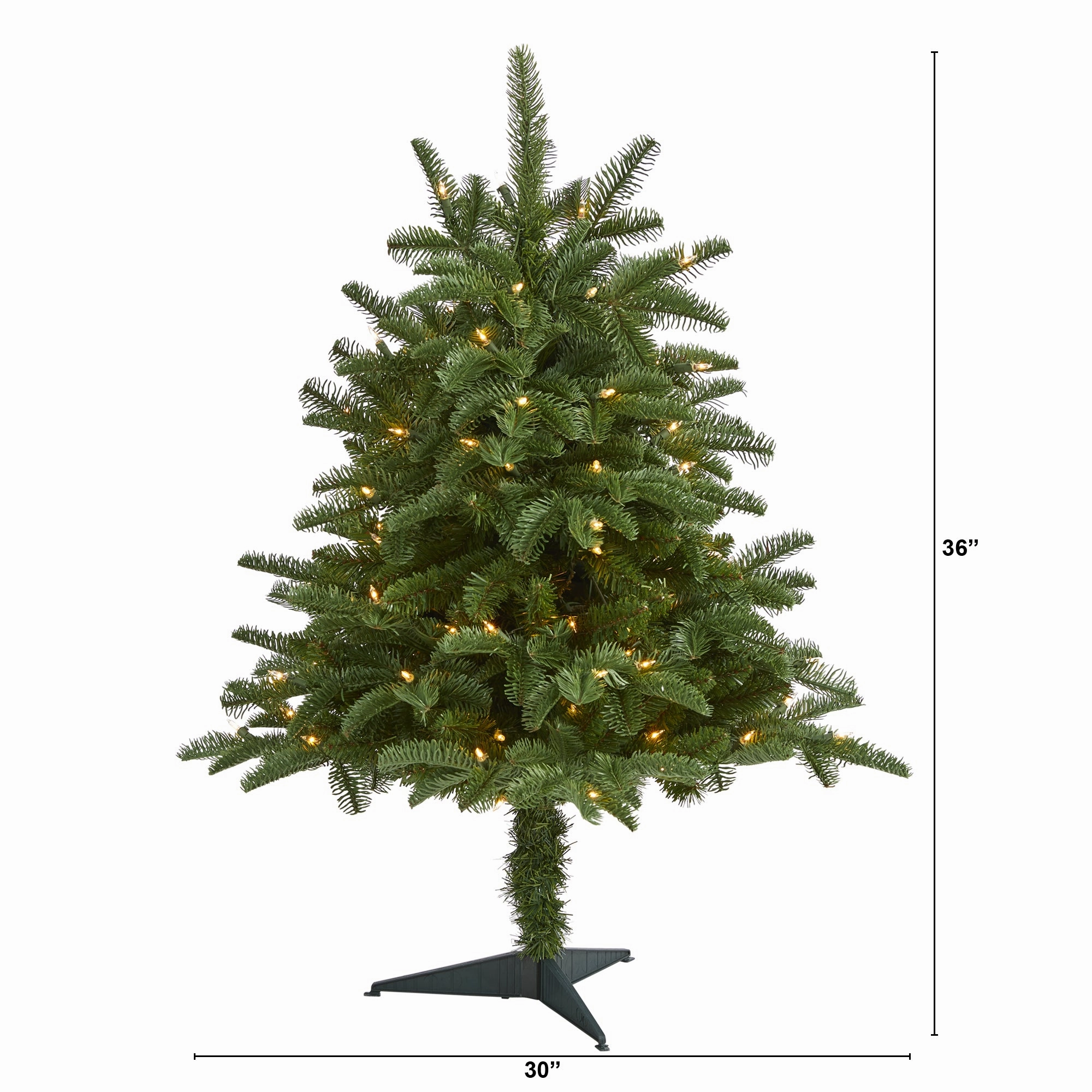3 South Carolina Spruce Xmas Tree w/100 Lights and 458 Tips