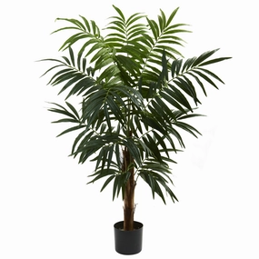 4.5' Bulb Areca Tree w/288 Lvs Faux Florals floral decor outlet