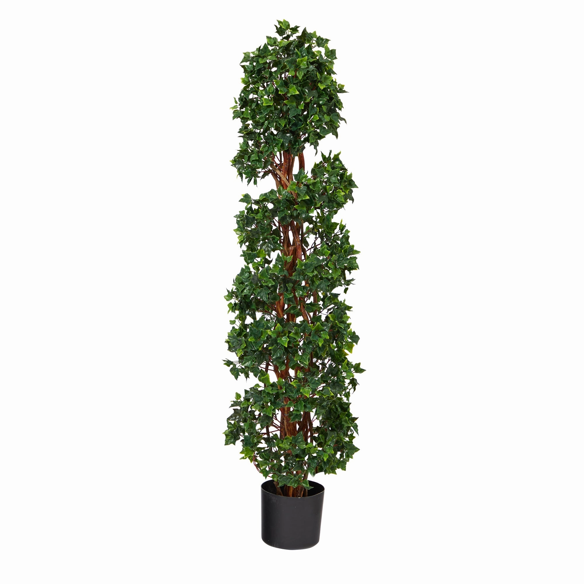 4.5' English Ivy Topiary Spiral Tree UV (Indoor/Outdoor) Faux Florals floral decor outlet