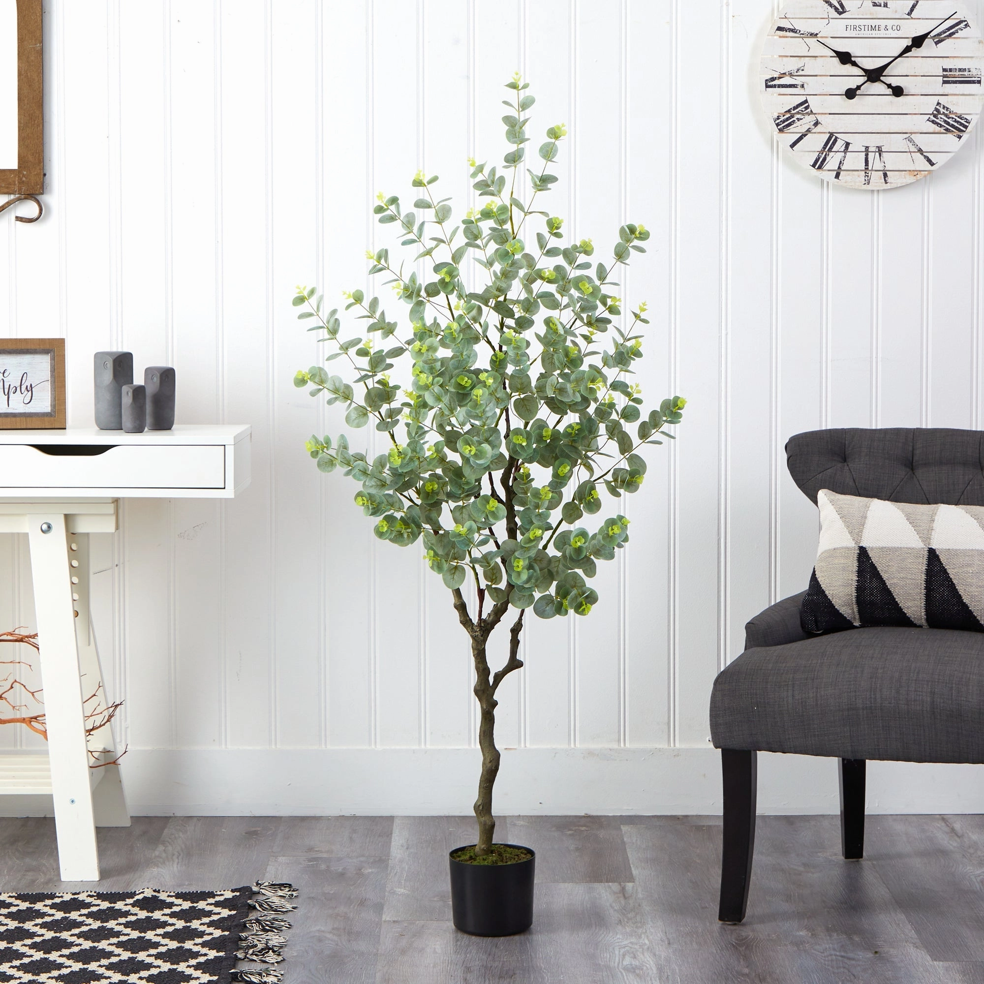 4.5' Eucalyptus Artificial Tree