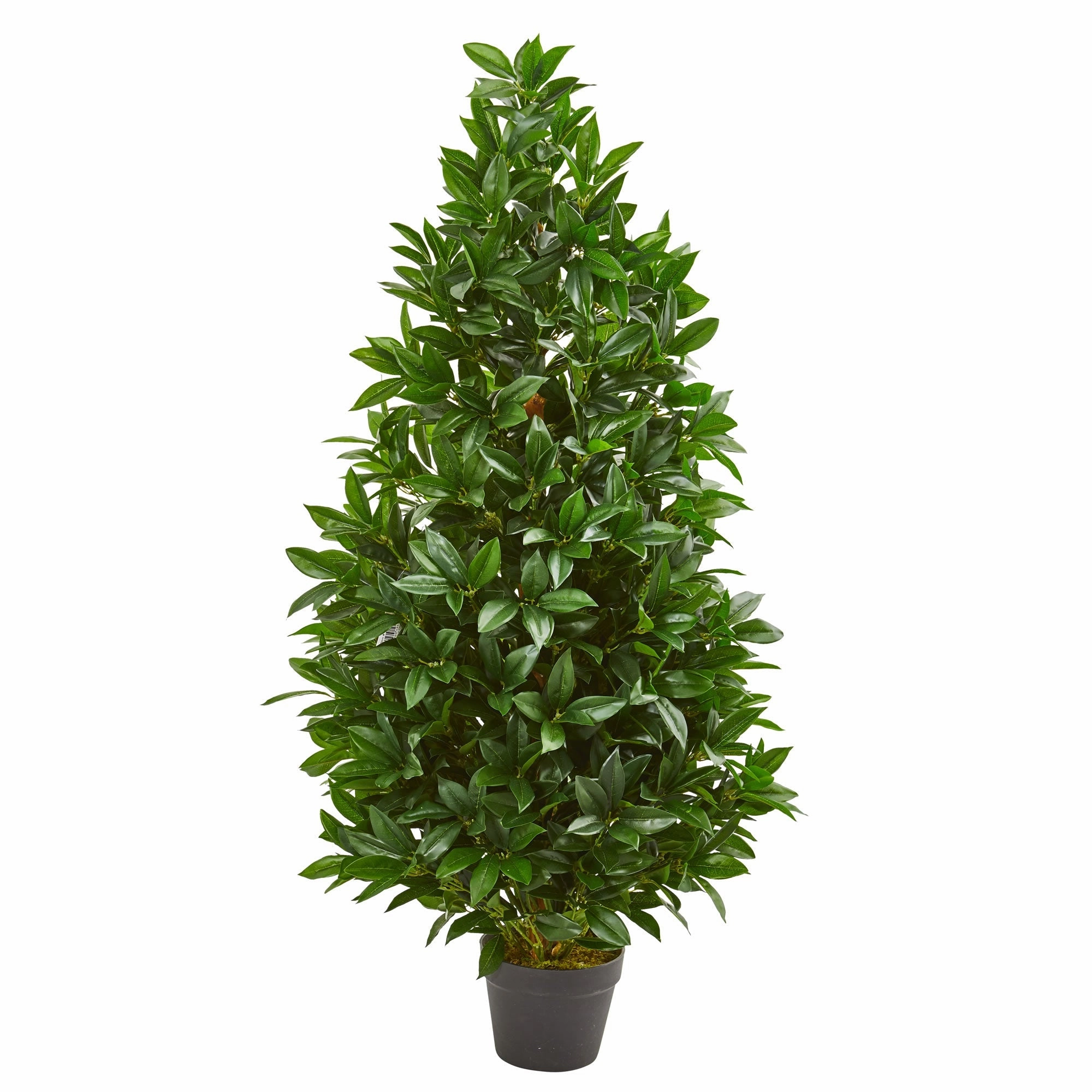 4' Bay Leaf Artificial Topiary Tree UV (Indoor/Outdoor) Faux Florals best price deals