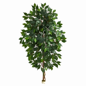 4' Single Ficus Artificial Tree (No Pot) Faux Florals cheap bouquet decor