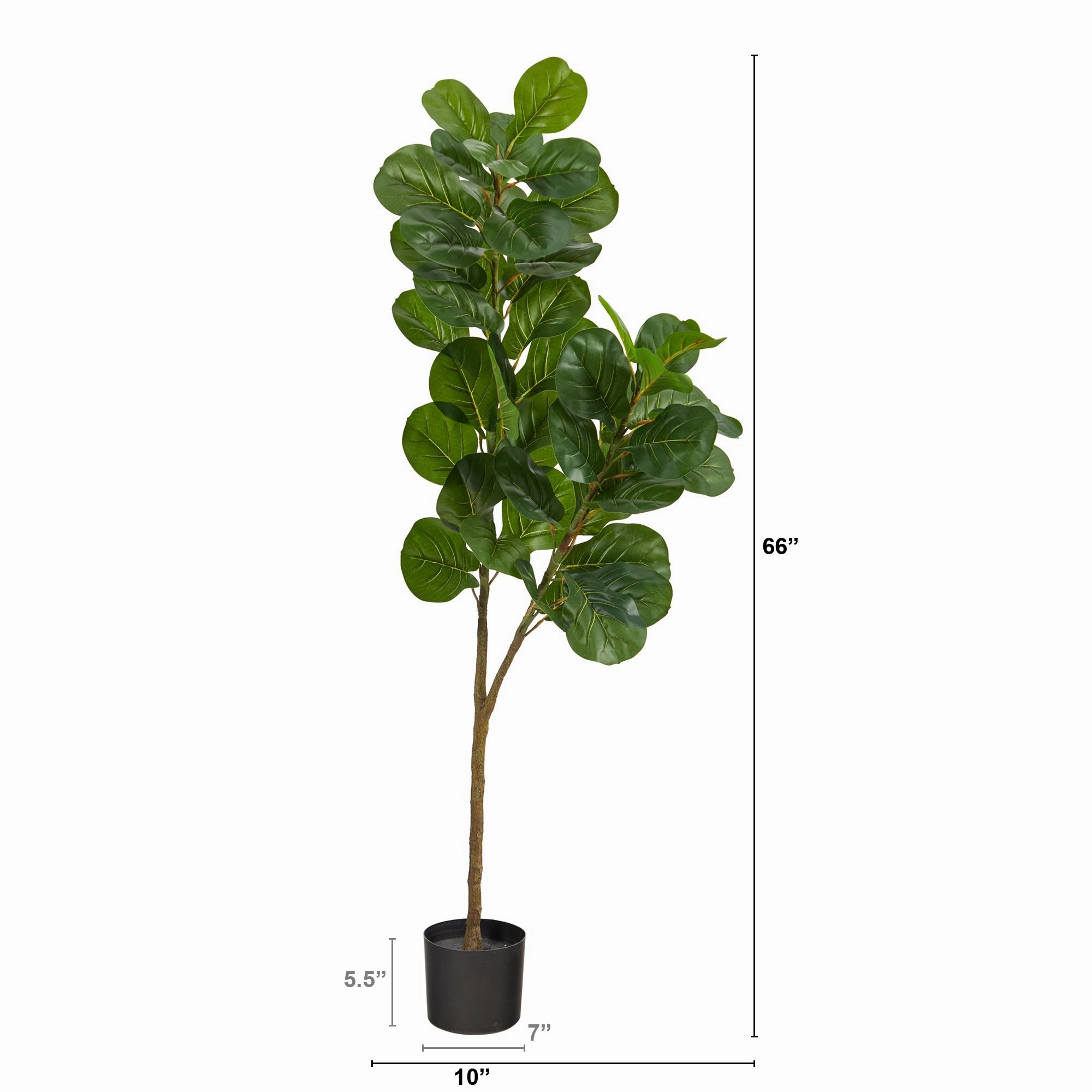 5.5' Fiddle Leaf Fig Artificial Tree
