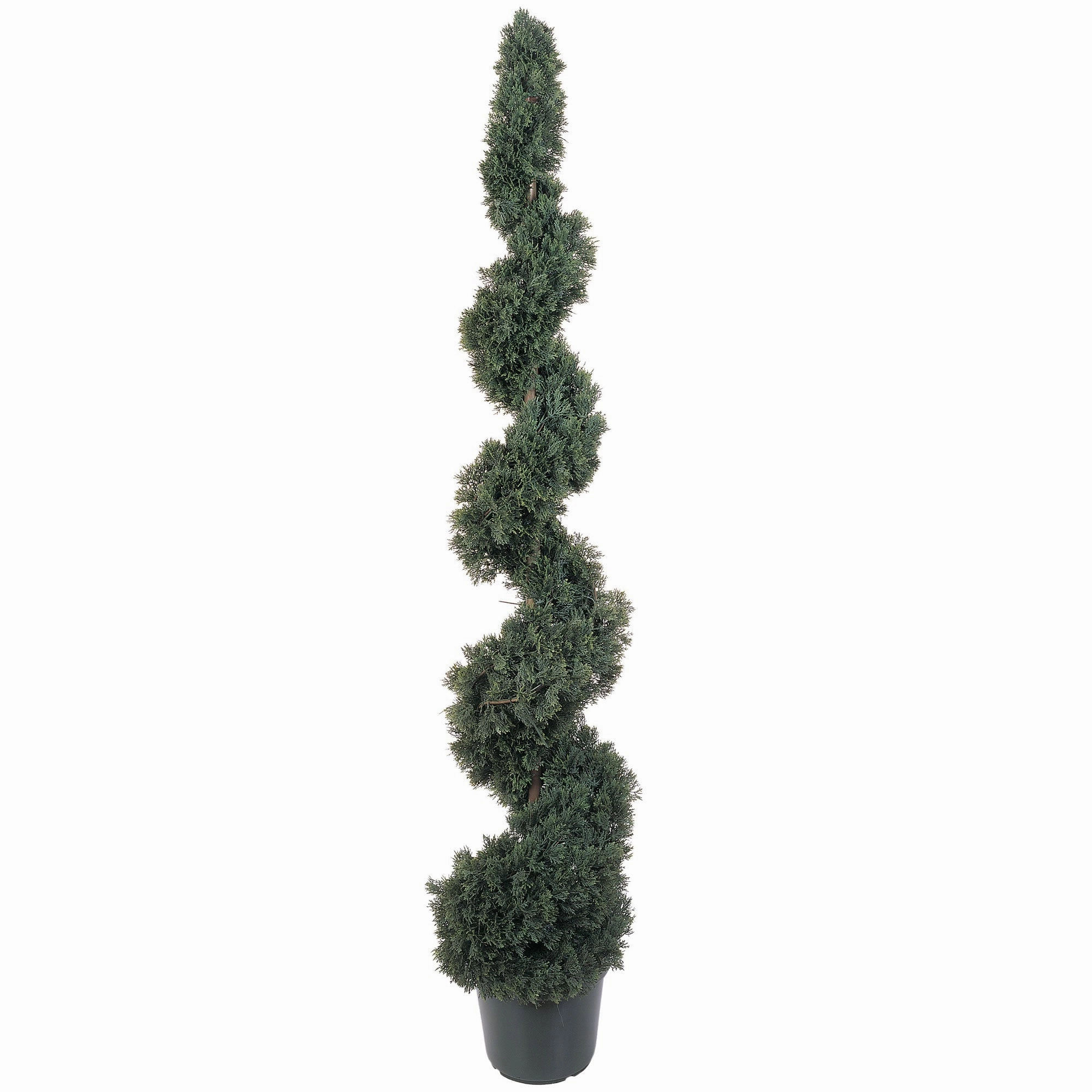 5' Cedar Spiral Tree w/1492 Lvs Faux Florals home florals discount