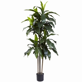 5' Dracaena Plant w/58 Lvs UV Resistant(Indoor/Outdoor) Faux Florals best price deals