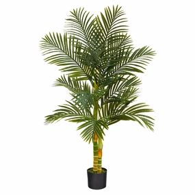5' Golden Cane Artificial Palm Tree Faux Florals online special
