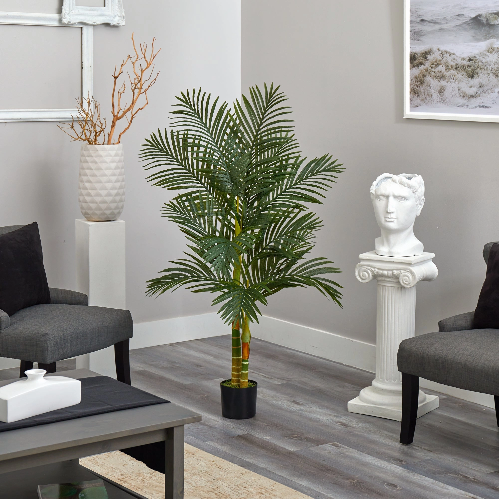 5' Golden Cane Artificial Palm Tree
