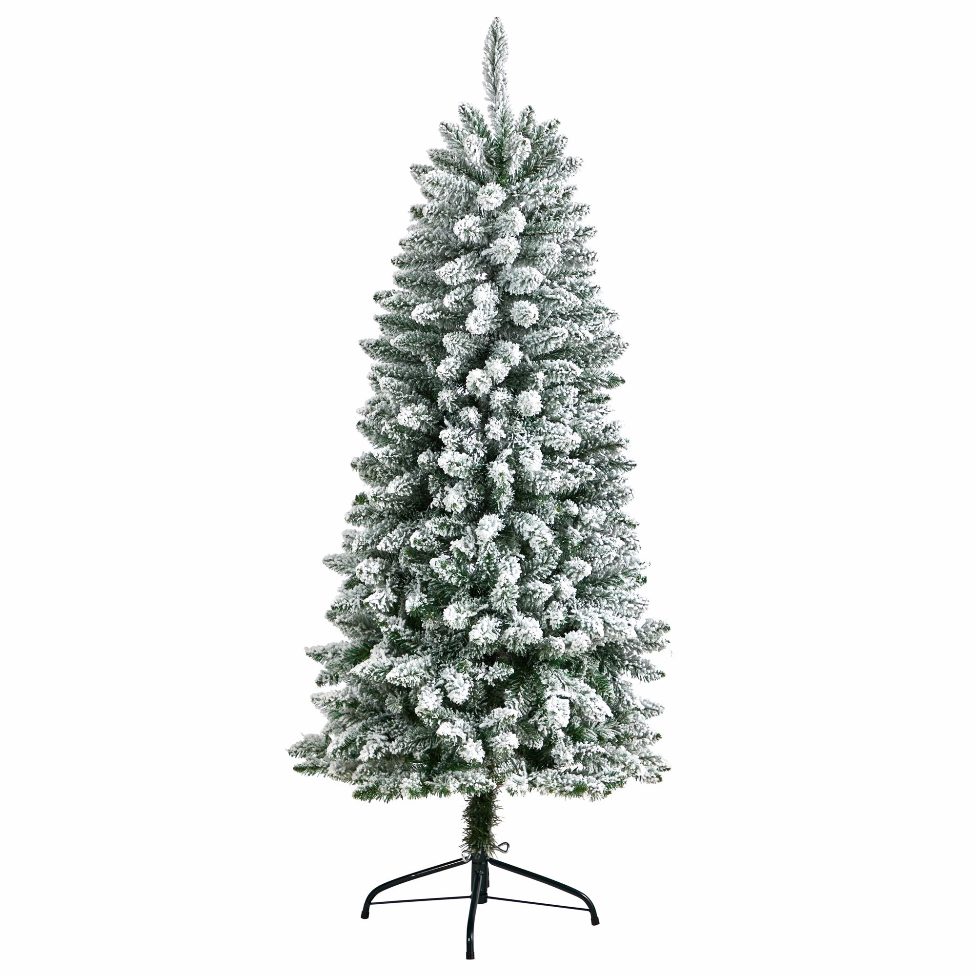 5 Flocked Slim Montreal Xmas Tree with 491 Tips and 150 LED