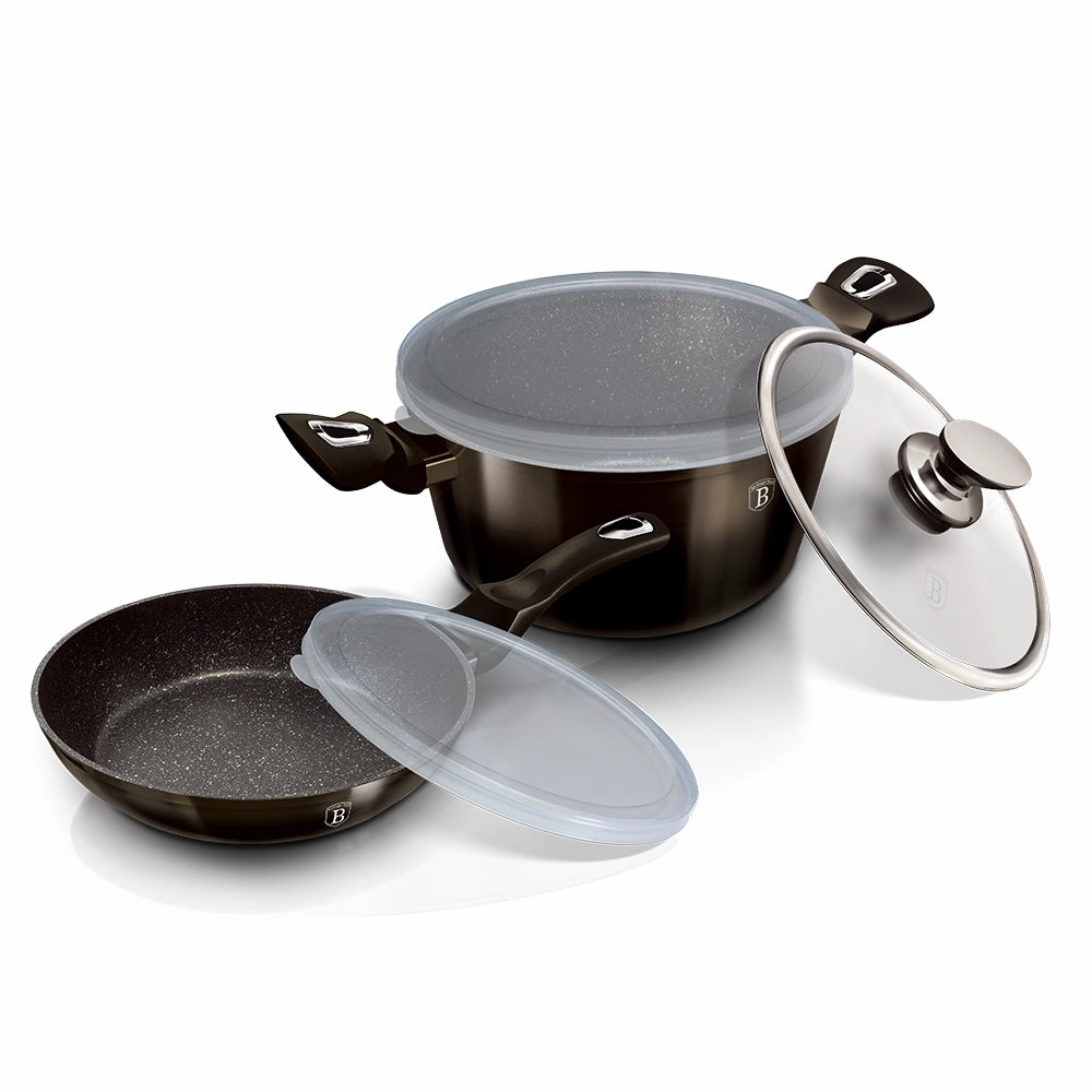 5-Piece Cookware Set Black Collection
