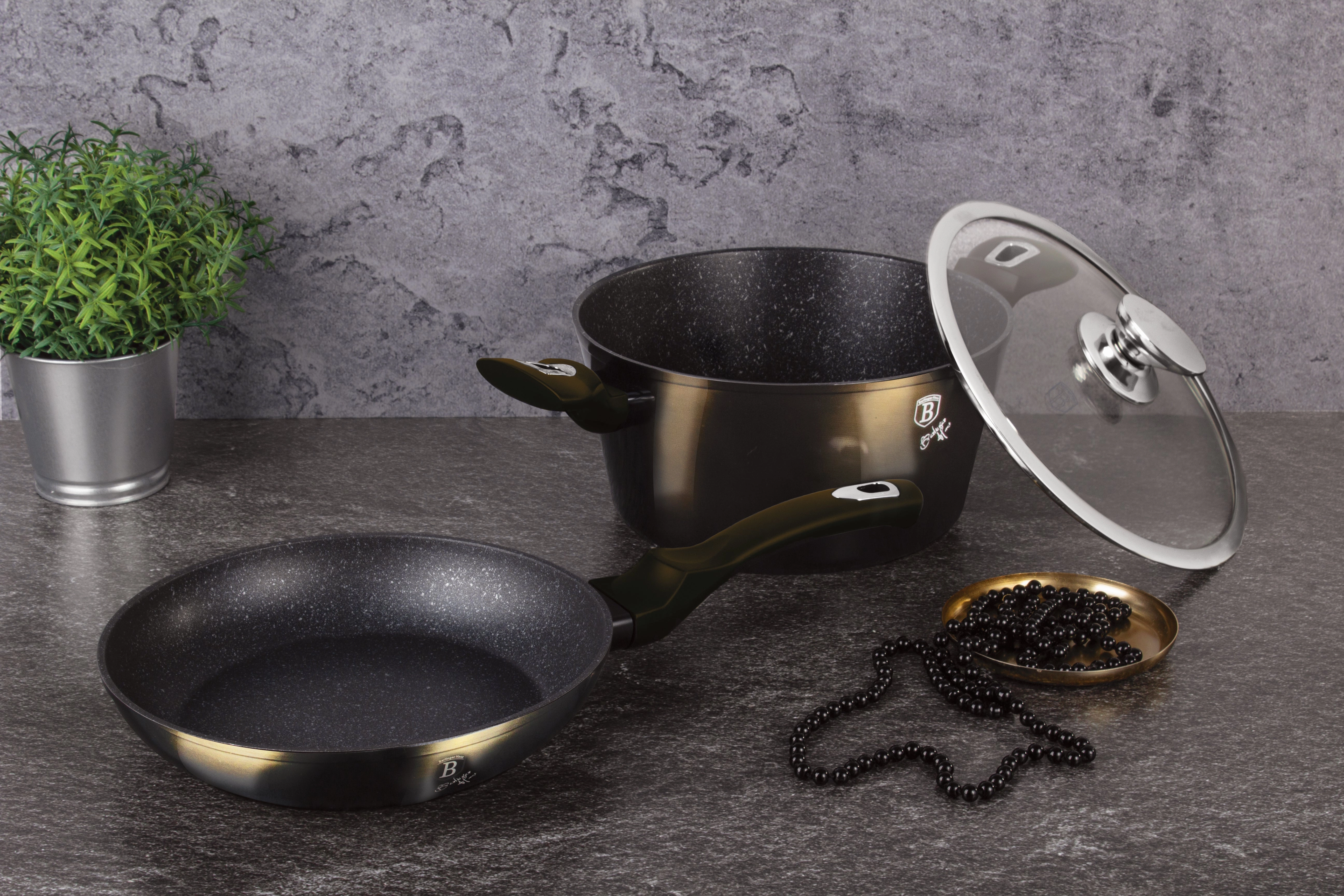 5-Piece Cookware Set Black Collection