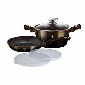5-Piece Cookware Set Black Collection Cookware holiday sale