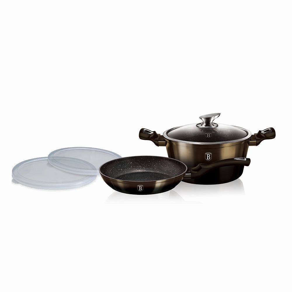 5-Piece Cookware Set Black Collection