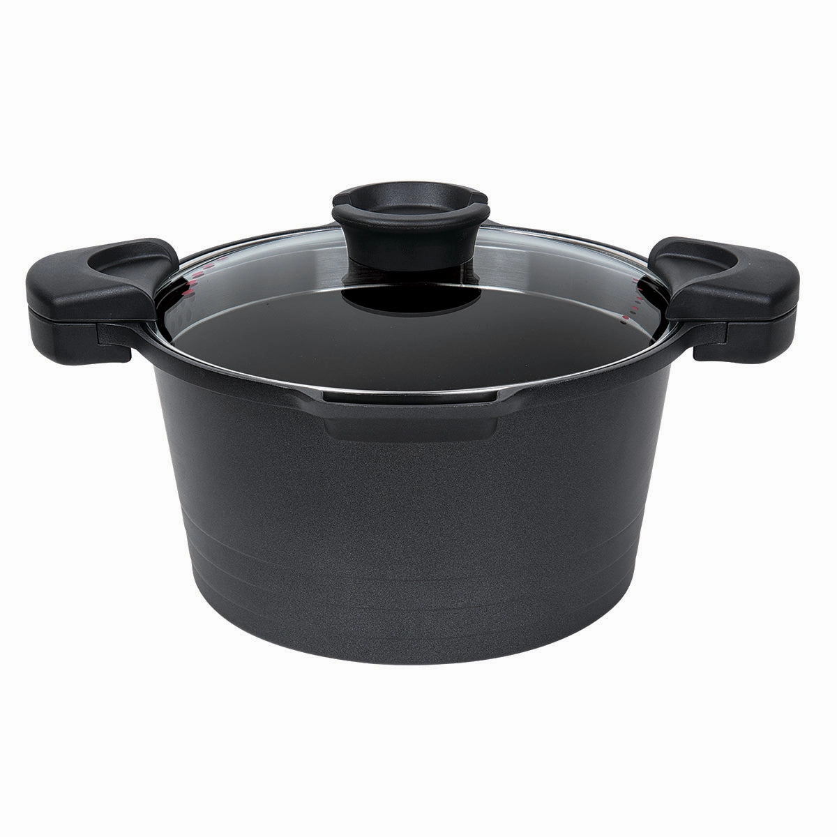 5 Qt. Stock N' Pasta Pot With Easy Pour Strainer Glass Lid, 9