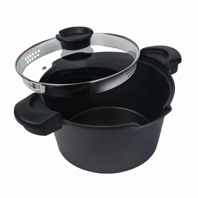 5 Qt. Stock N' Pasta Pot With Easy Pour Strainer Glass Lid, 9 Cookware holiday sale