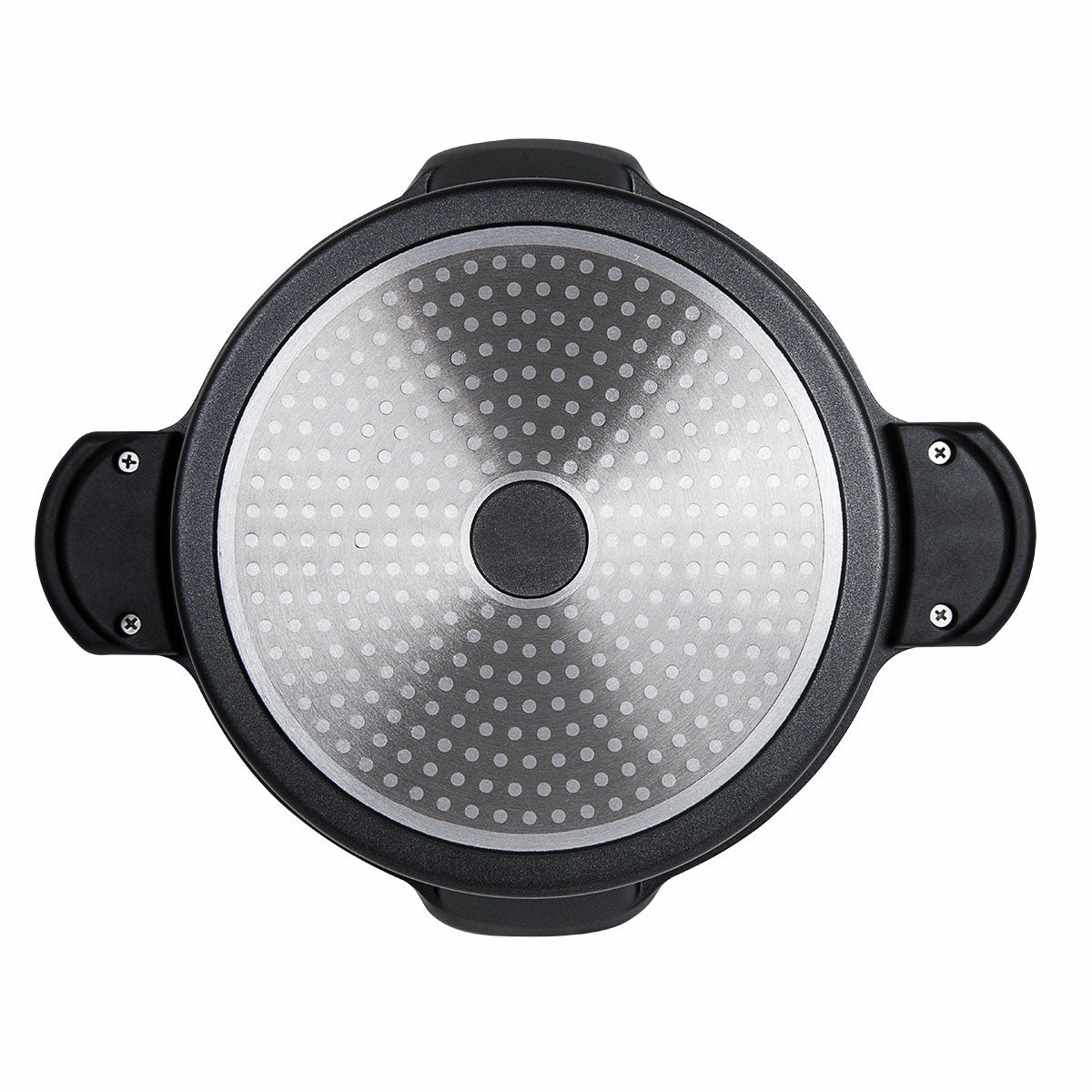 5 Qt. Stock N' Pasta Pot With Easy Pour Strainer Glass Lid, 9