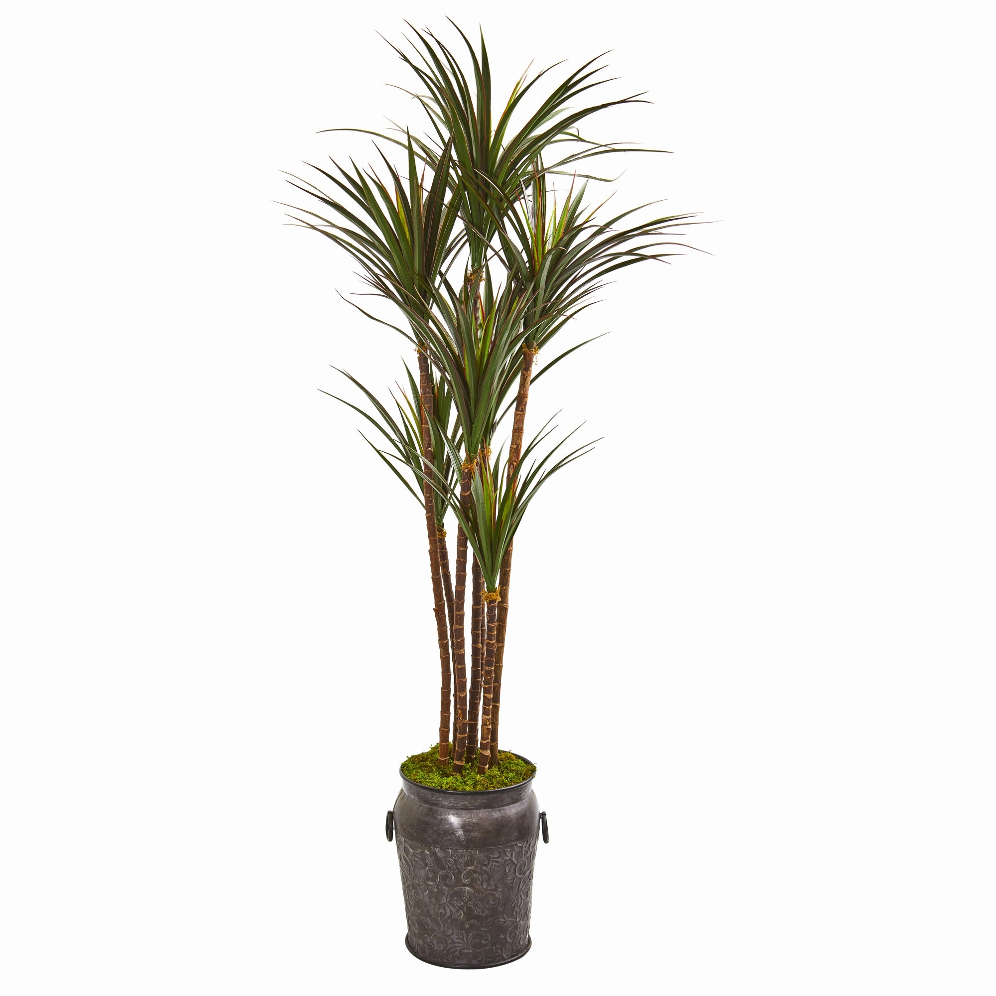 6' Giant Yucca Artificial Tree in Planter UV Resistant Faux Florals best price deals