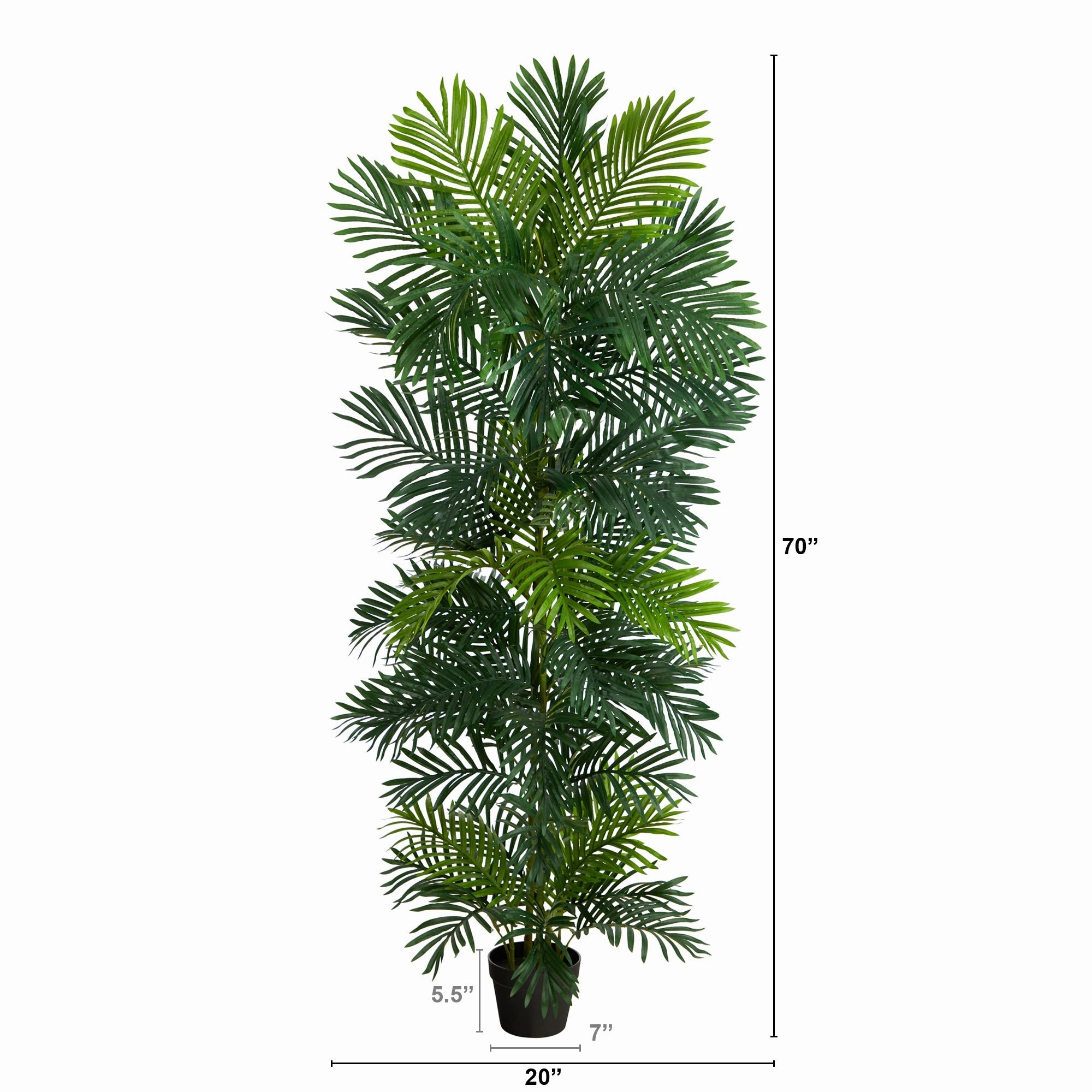 70" Areca Artificial Palm Tree UV Resistant (Indoor/Outdoor)