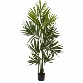7' Kentia Palm x 12 w/230 Lvs Faux Florals cheap bouquet decor
